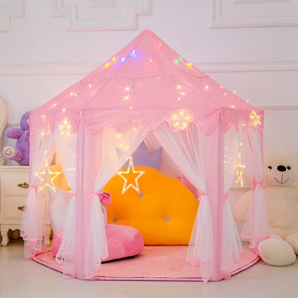 COD Tenda anak tenda mainan anak Princess Model Rumah Indoor Outdoor Portable Tenda Mainan Anak Tenda Princess Model Rumah Tenda Castle Anak Mainan Rumah Rumahan Anak