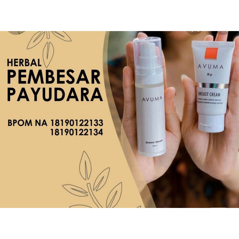 avuma cream&serum pembesar&pengencang payudara (BPOM)