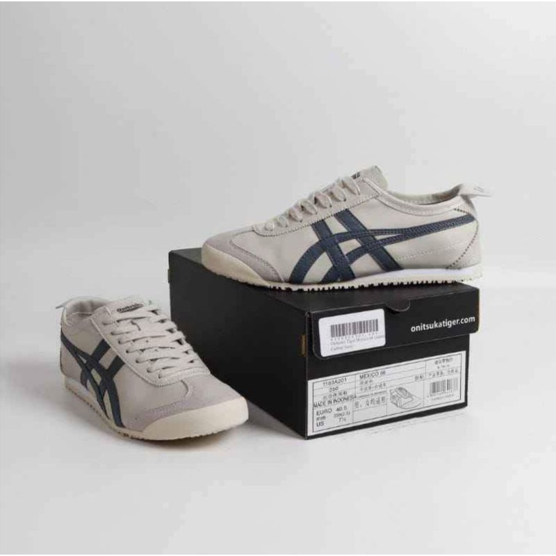 Sepatu Onitsuka Tiger Mexico 66 Gray Black Made In Indonesia