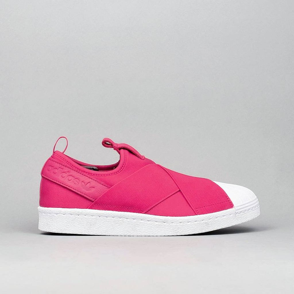 Adidas Original Superstar 80s Slip-On Core Pink/White