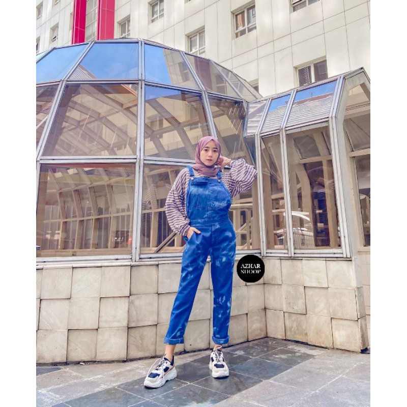 OWENA BLEACH DYED JUMPSUIT