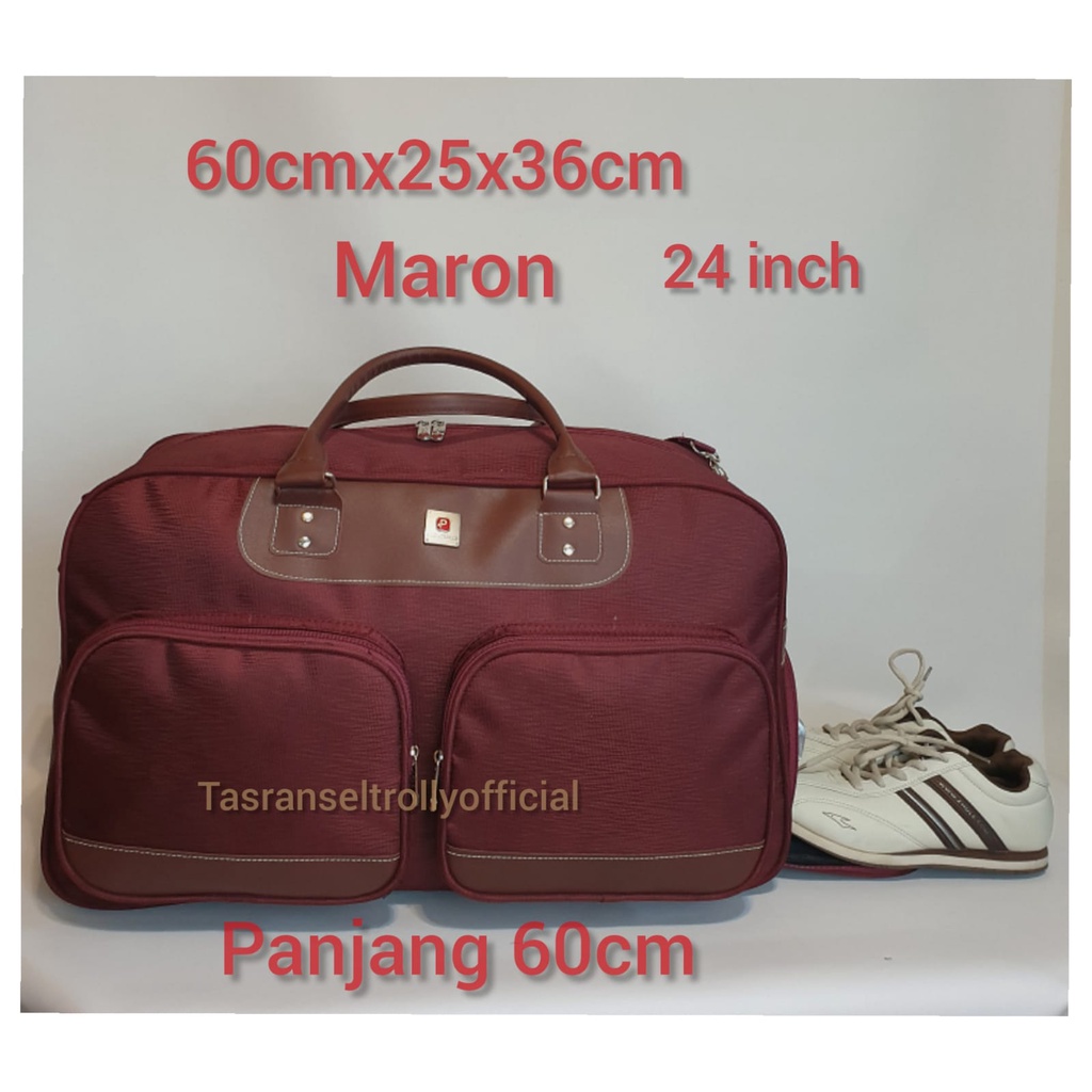 Tas Pakaian Travel Bag Polo Interclub 60cm Besar 100%original