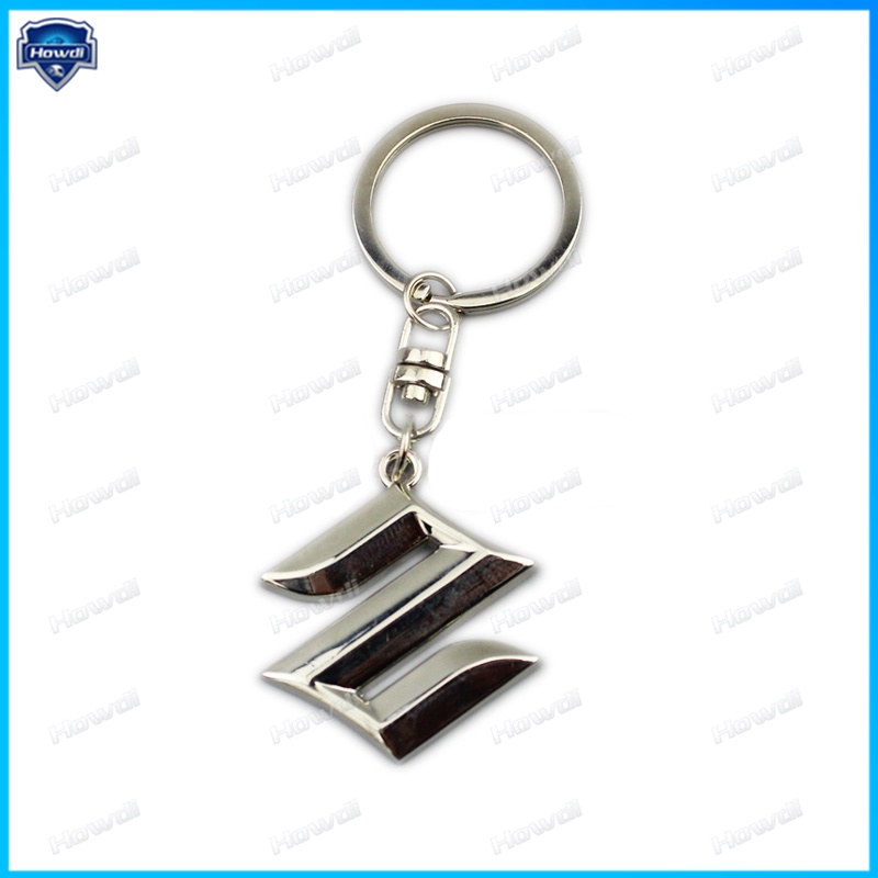 Gantungan Kunci Logo Mobil Bahan Stainless Steel Metal