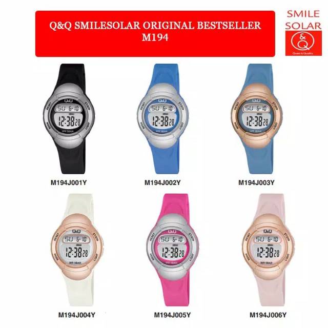 Jam tangan QnQ Q&amp;Q QQ M194  ORIGINAL BESTSELLER. Jam Tangan Q&amp;Q