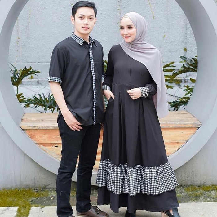Baju Gamis Wanita Terbaru / Gamis Murah / Gamis Couple Iranda