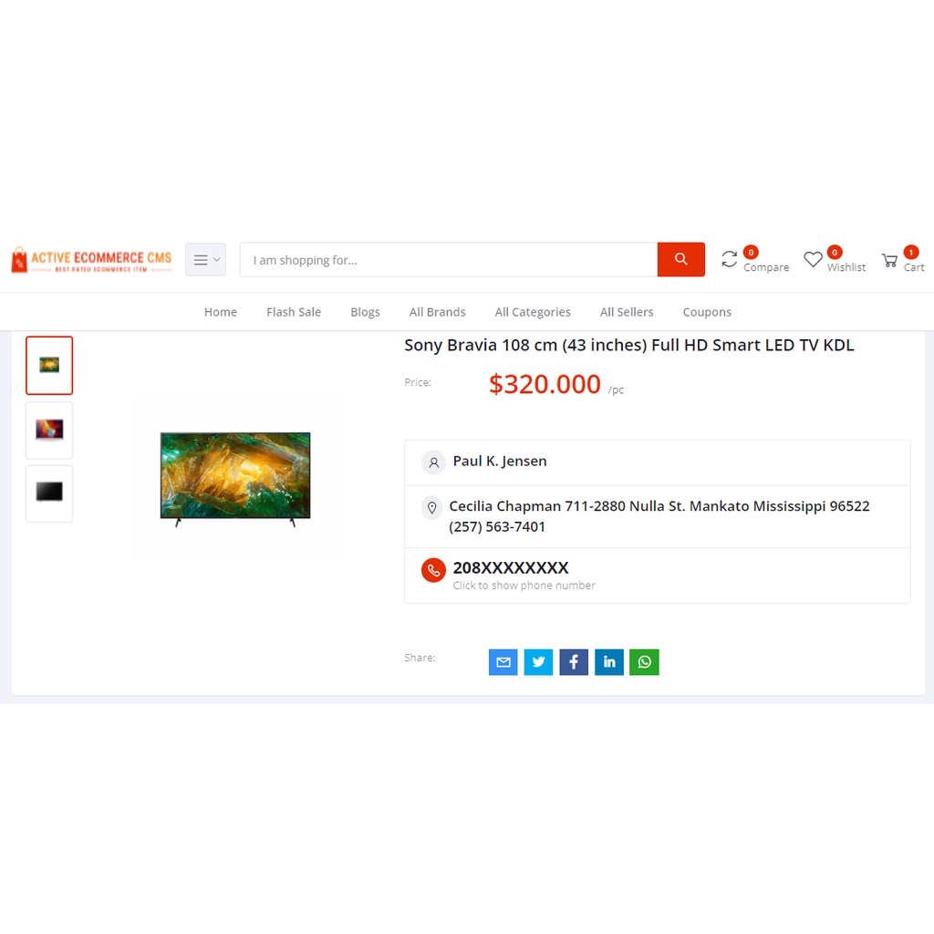 Aplikasi Ecommerce Marketplace Active eCommerce CMS Laravel PHP
