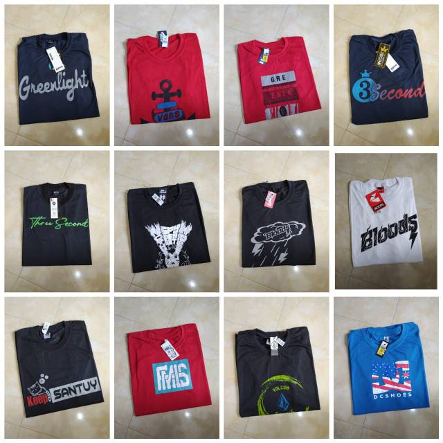 CUCI GUDANG KAOS DISTRO BANDUNG/GROSIR KAOS MURAH