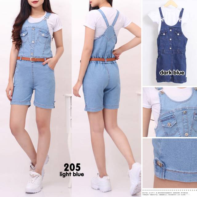 Celana kodok 205 bahan jeans sudah free inner dan tali gesper