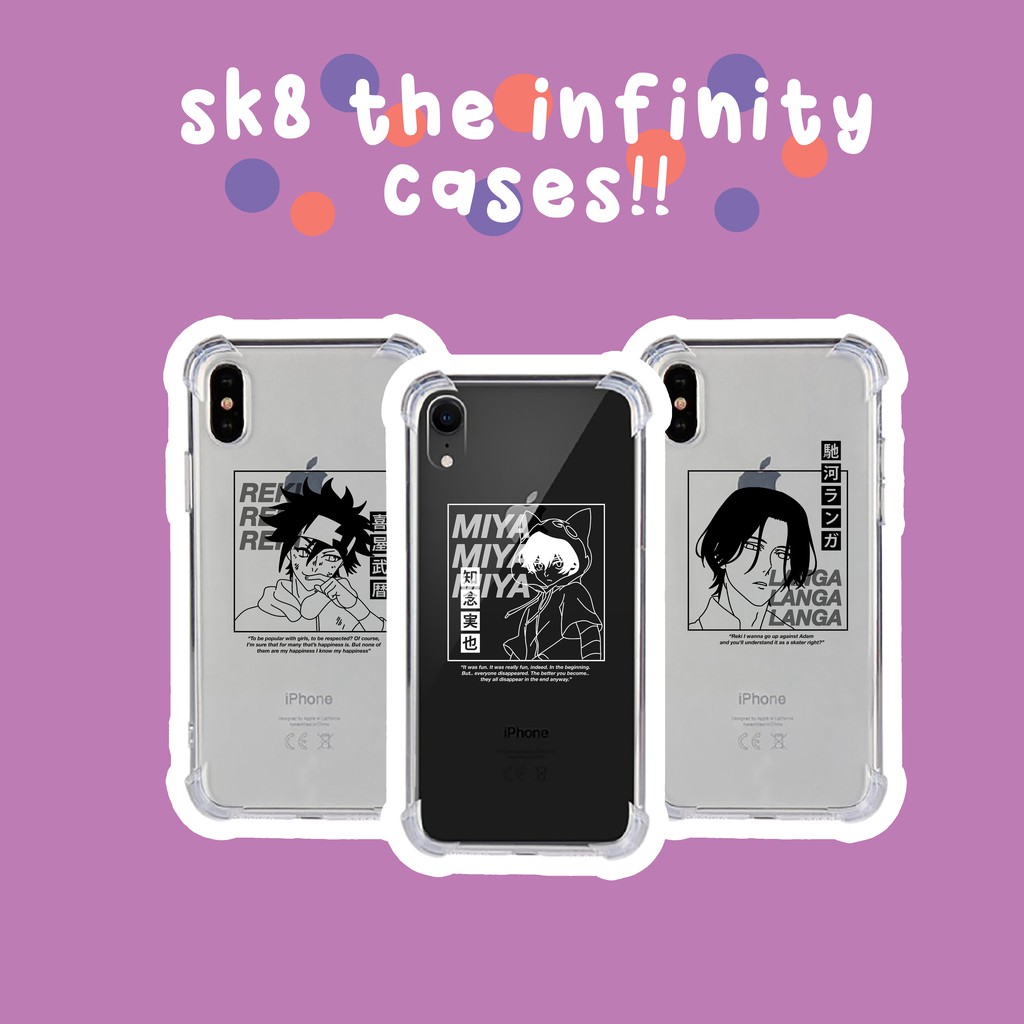Custom Sk8 The Infinity Anime Case by Jeagercloset Iphone/Samsung/Huawei/Xiaomi/Nokia/Realme