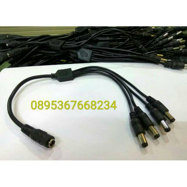 Kabel Adaptor CCTV Cumi 4 cabang