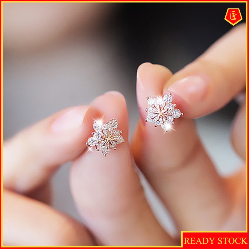 [Ready Stock]Small Cute Fashion Flower Stud Earrings for Women