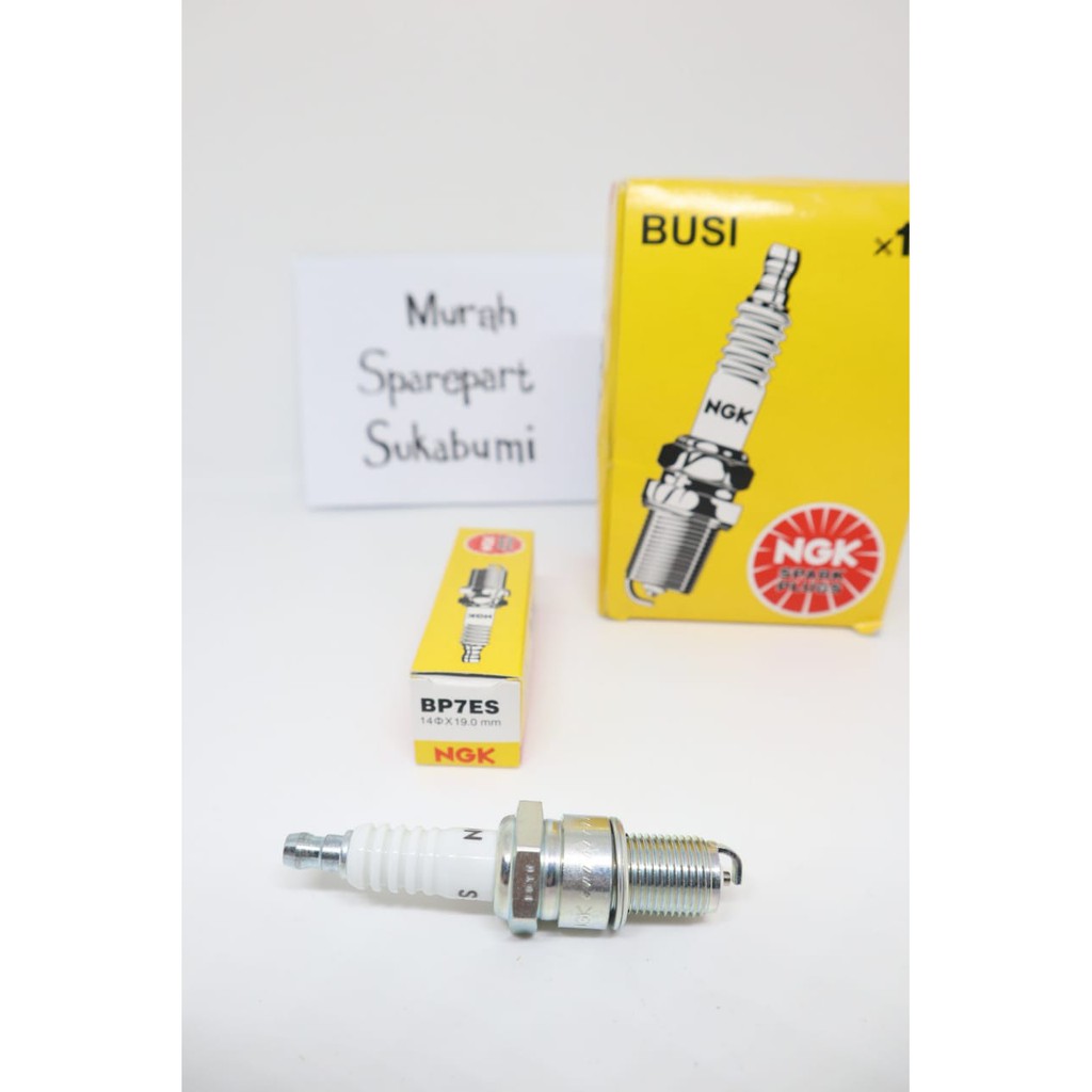 BUSI NGK ORIGINAL BP7ES DIJUAL PER DUS ISI 10PC