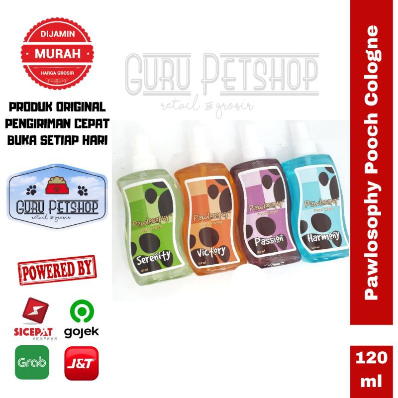 Pawlosophy Cologne 120ml / Parfum Pawlosophy / Parfum Kucing Anjing