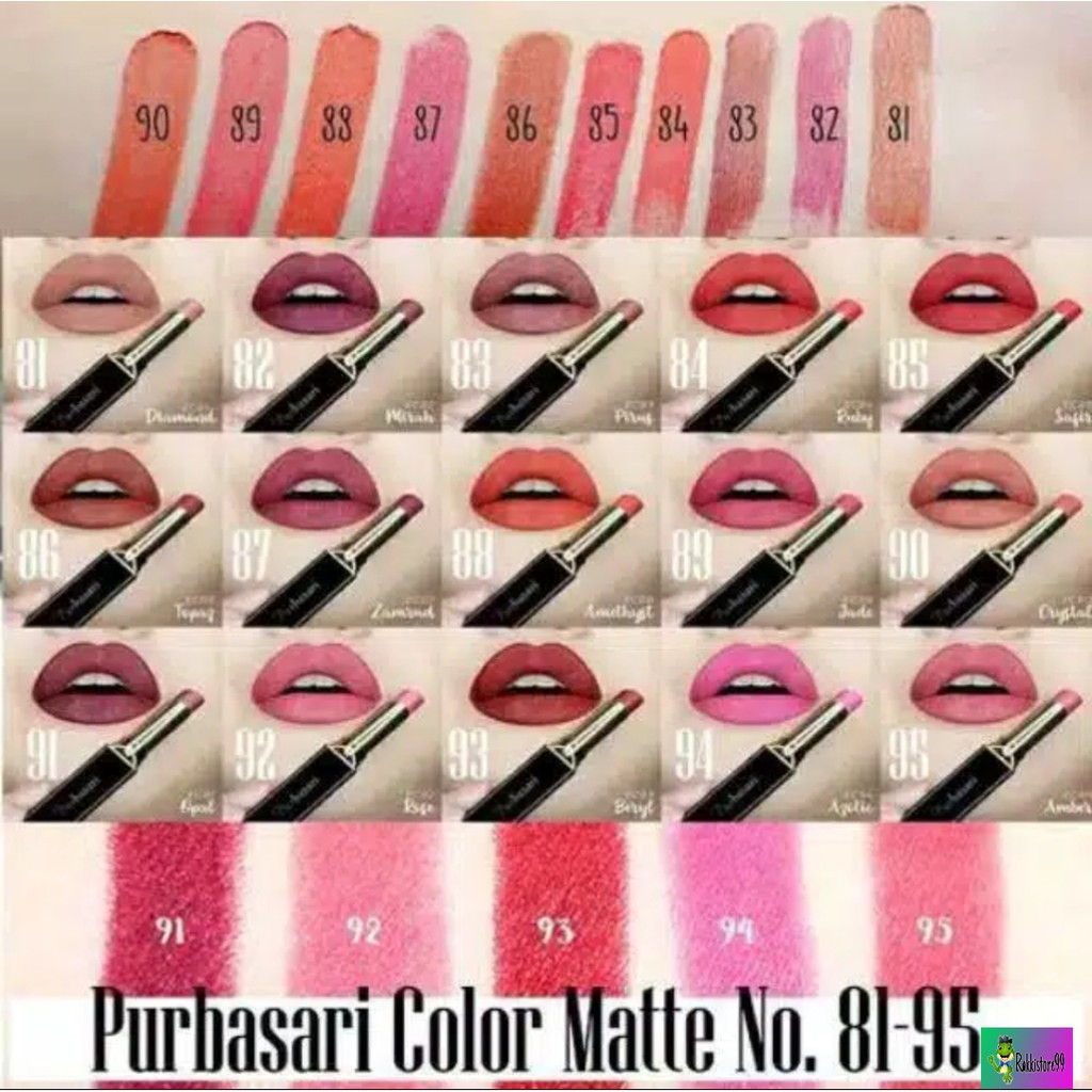 ❣️Rakkistore99❣️Purbasari Lipstick Color Matte (100% Original)