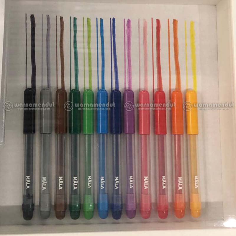 

Pena tinta berwarna set isi 12pcs utk anak 3 tahun keatas WEO IK3316