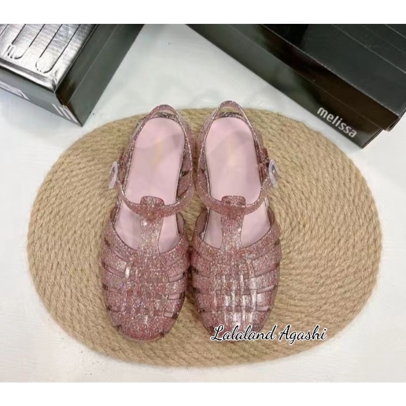 Sepatu Melissa Possesion pink glitter/sepatu Melissa /sepatu sandal melissa/sepatu jelly wanita