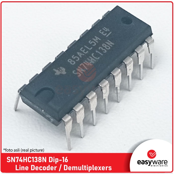 SN74HC138N Texas Instrument Dip-16 - Multiplexers Decoder