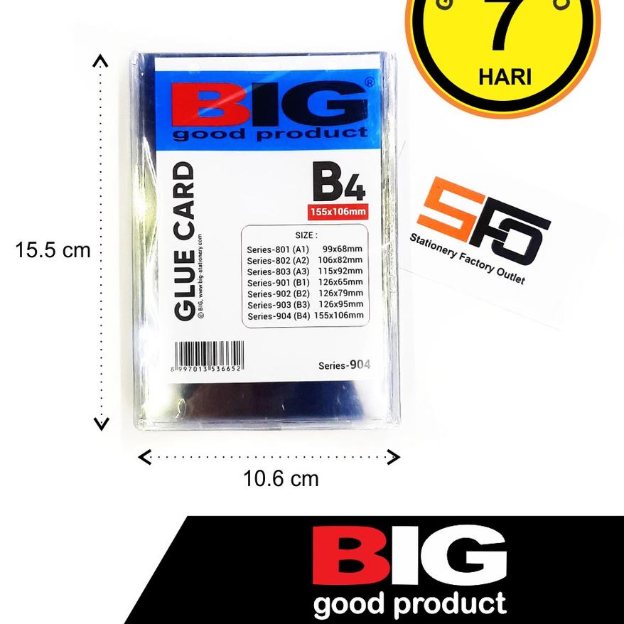 

TERLARIS ID Card Mika Big B4 155mm x 105mm (Name Tag / Glue Card / Card Holder)