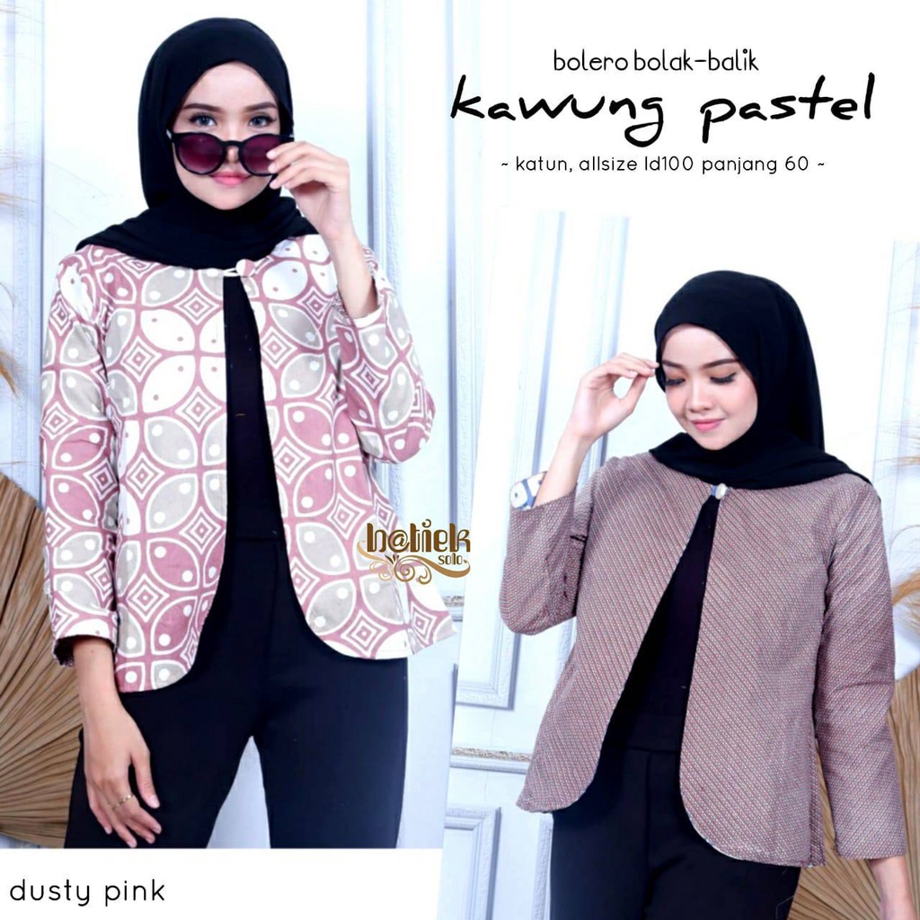 Model Baju Batik Atasan Wanita Kekinian