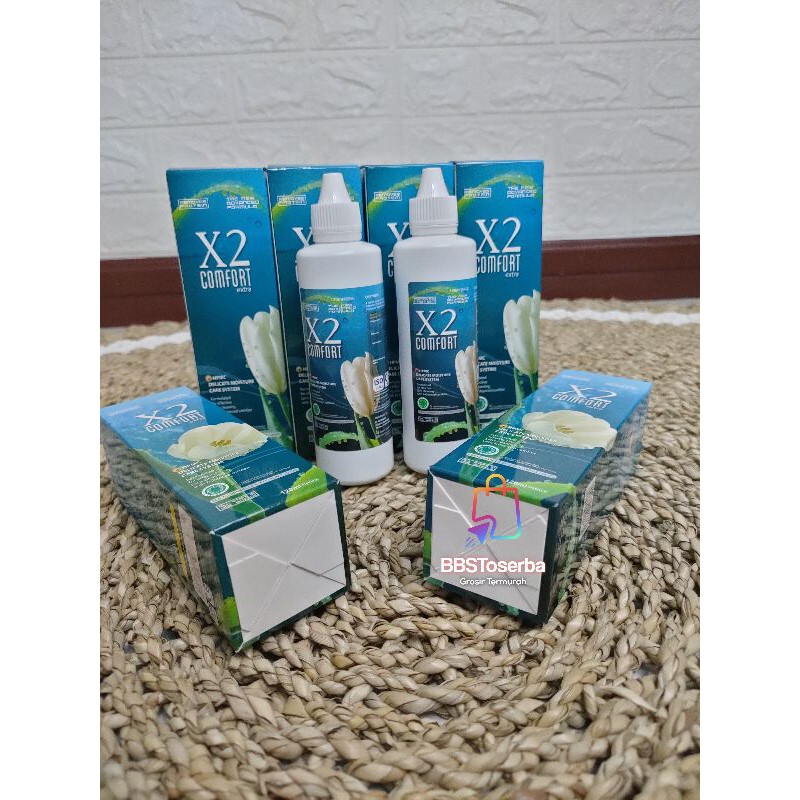 X2 comfort 120ml /Air softlens /Air perendam softlens/Cairan pembersih softlens/Kacamata