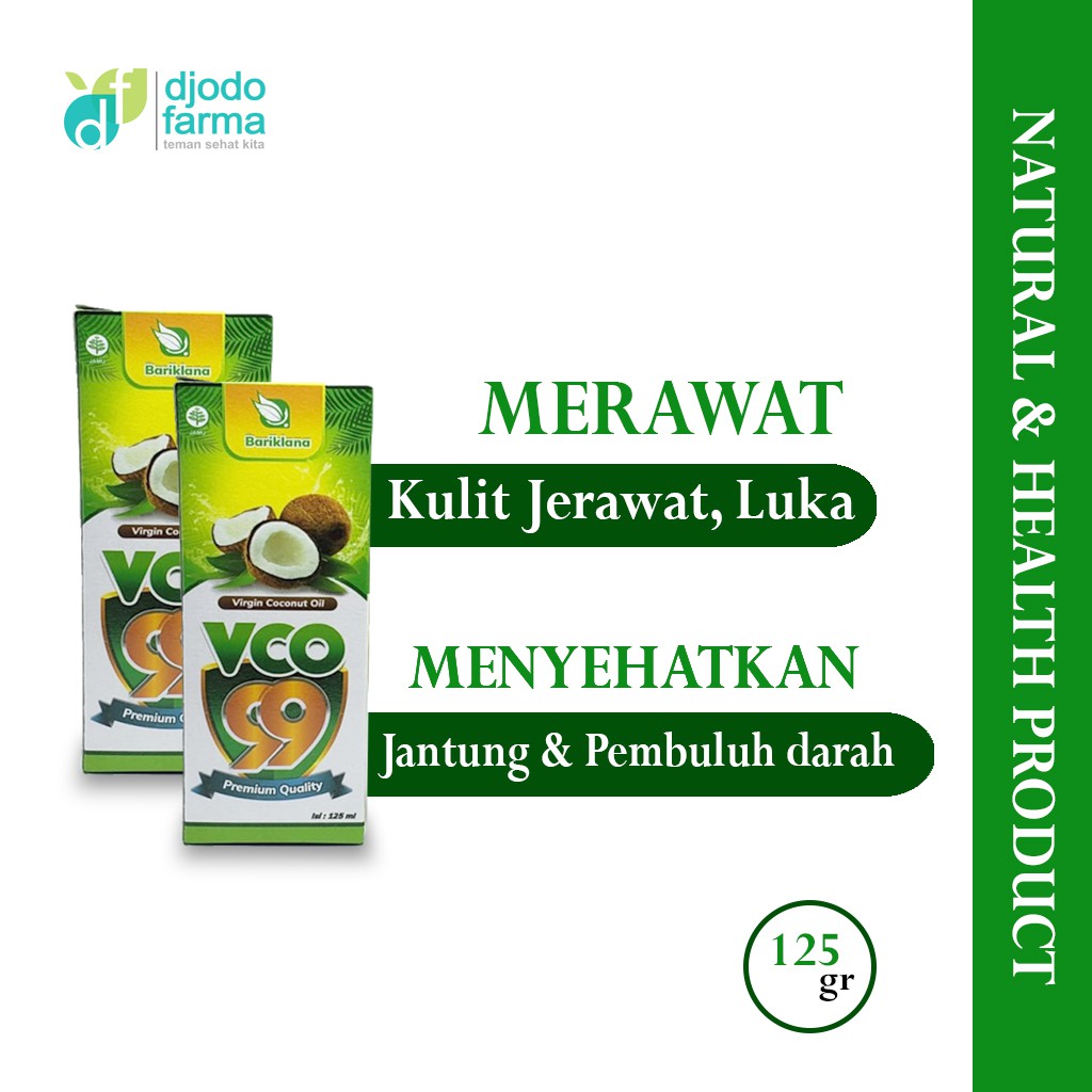 

Minyak Kelapa Murni VCO 99 125 ml | Virgin Coconut Oil | Herbal Virgin Coconut Original Asli