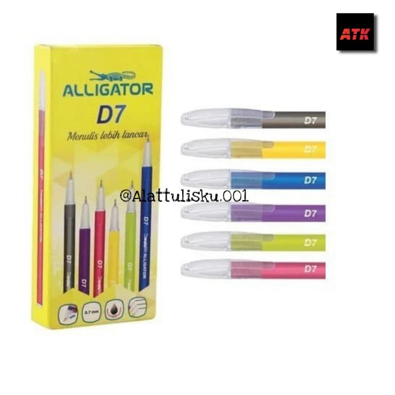 

PROMO MURAH BANTING HARGA!!!PEN / BOLPEN ALLIGATOR D7