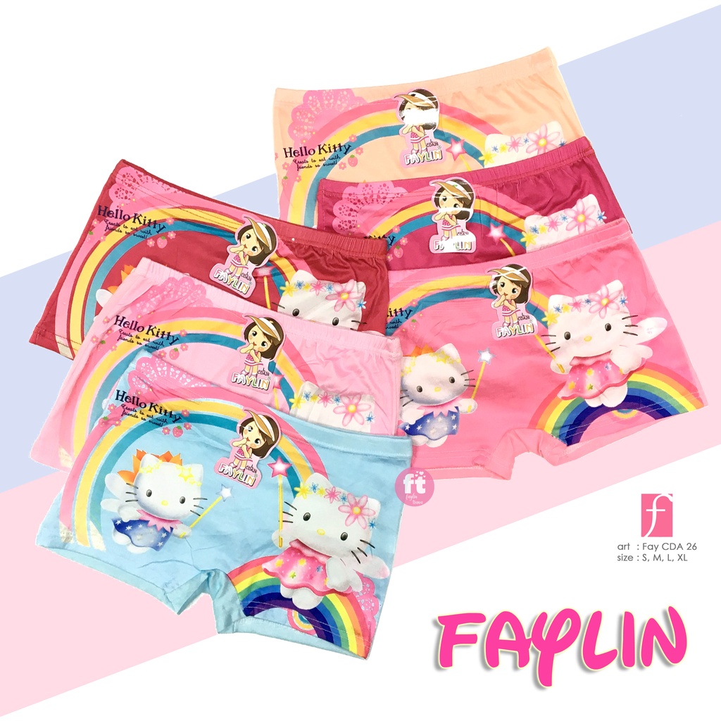 FAYLIN | Celana Dalam Boxer Anak Perempuan / art FAY CDA