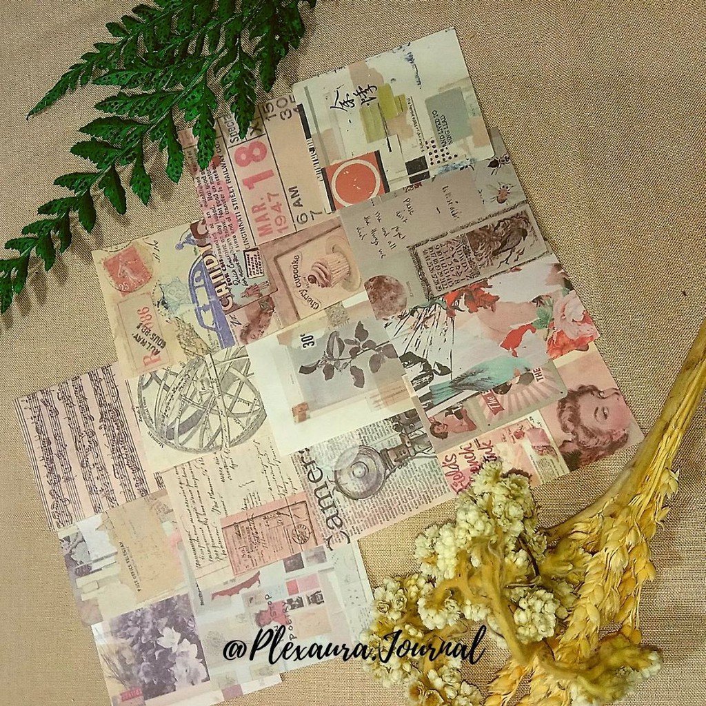 

Memopad Mini Vintage Scrapbook Bujo Bogor