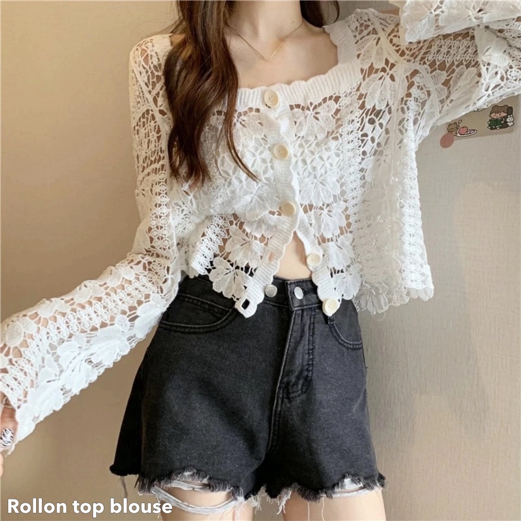 Rollon top blouse -Thejanclothes