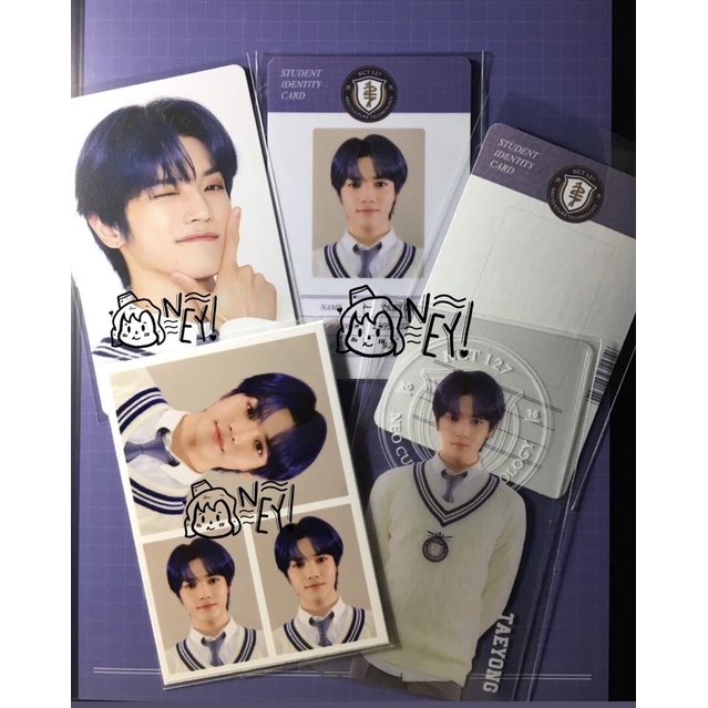 Photocard PC Taeyong Back To School Kit NCT 127