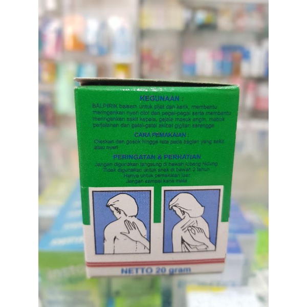 Balpirik Kayu Putih/Untuk Pijat/Nyeri Otot/Keseleo/Encok