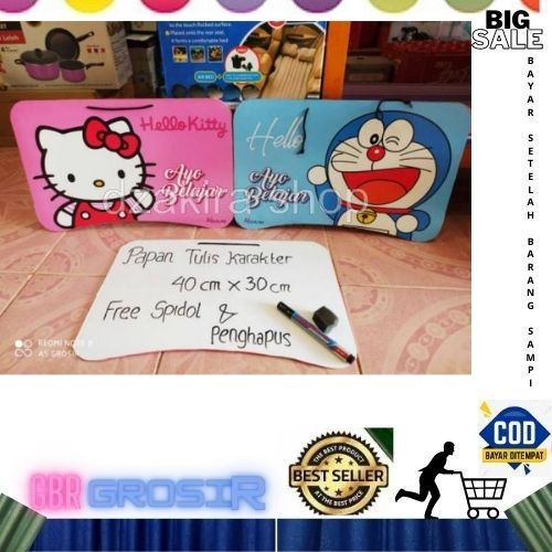 PAPAN TULIS ANAK/WHITE BOARD/PAPAN TULIS GANTUNG/ PAPAN TULIS MURAH GRATIS SPIDOL