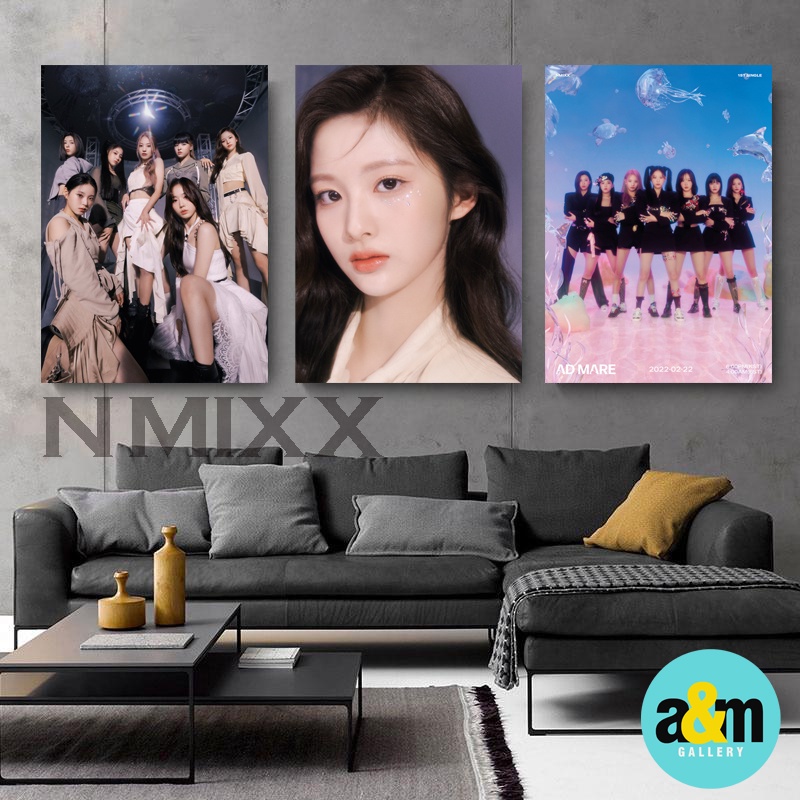 Poster Kayu NMIXX Girlgroup I Hiasan Dinding Dekorasi Kamar I Poster Kayu K-POP Dekorasi Kamar - A&amp;M