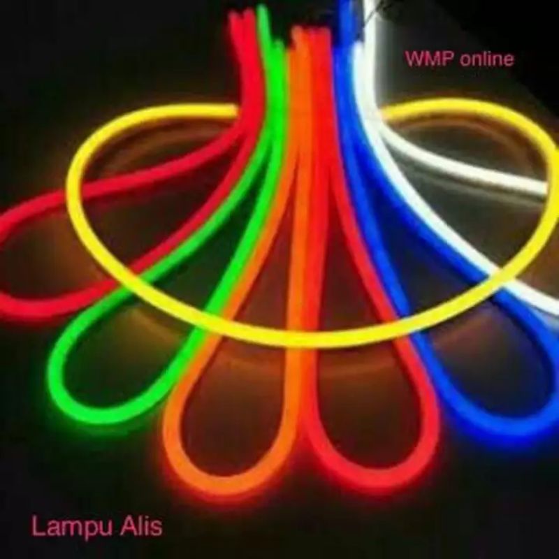 Led lampu alis motor mobil elastis