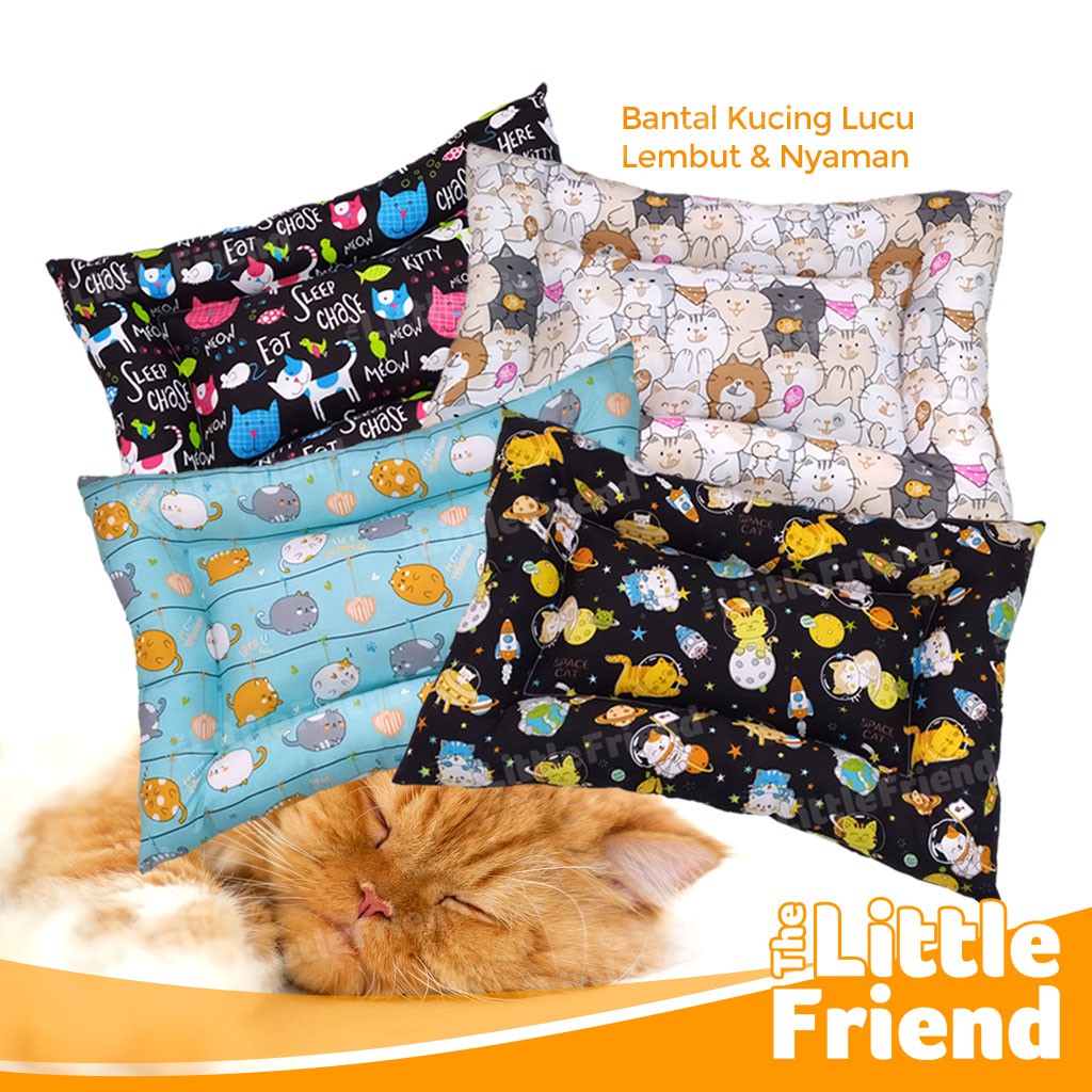 Kasur Bantal Tempat Tidur Alas Tikar Anjing Kucing Motif Lucu Empuk Lembut