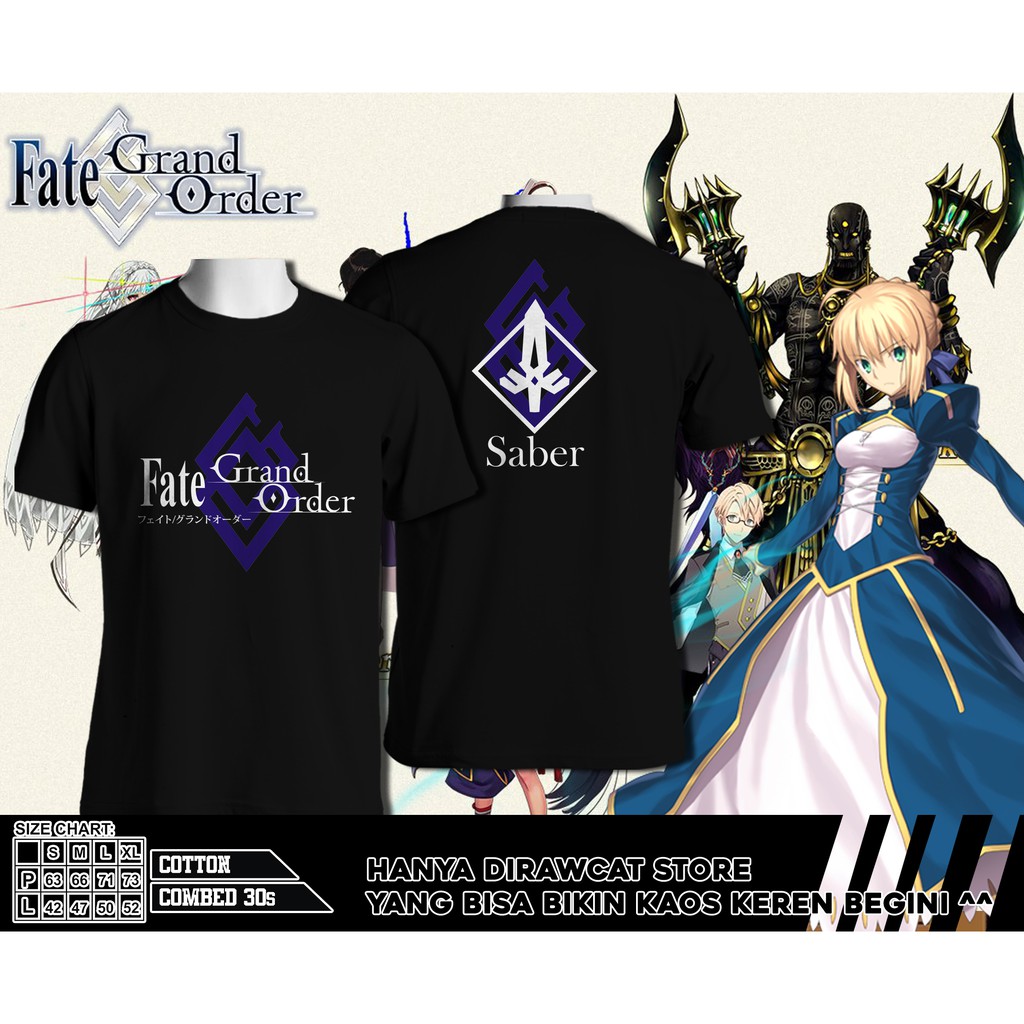 kaos game fate grand order saber class