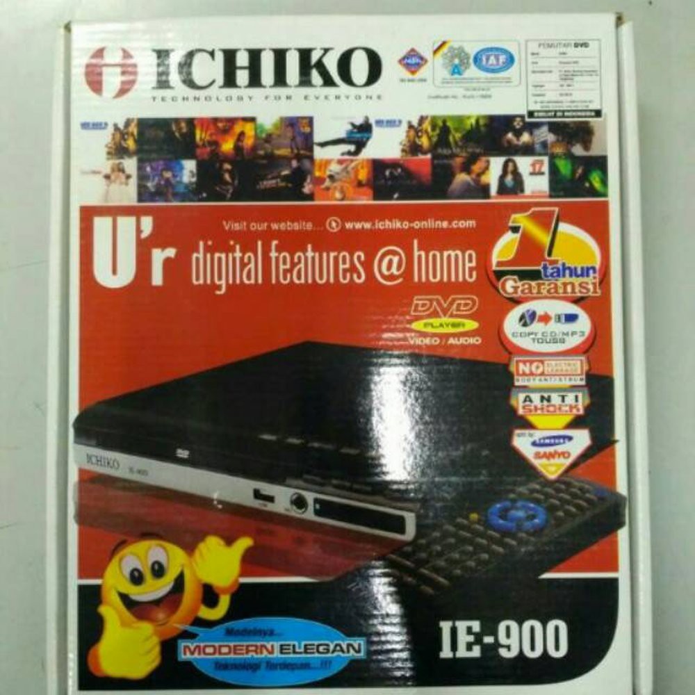 DVD PLAYER ICHIKO MURAH Bagus