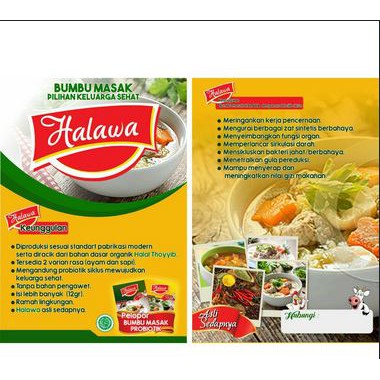 HALAWA bumbu masak Probiotik Siklus 12 gram NON MSG