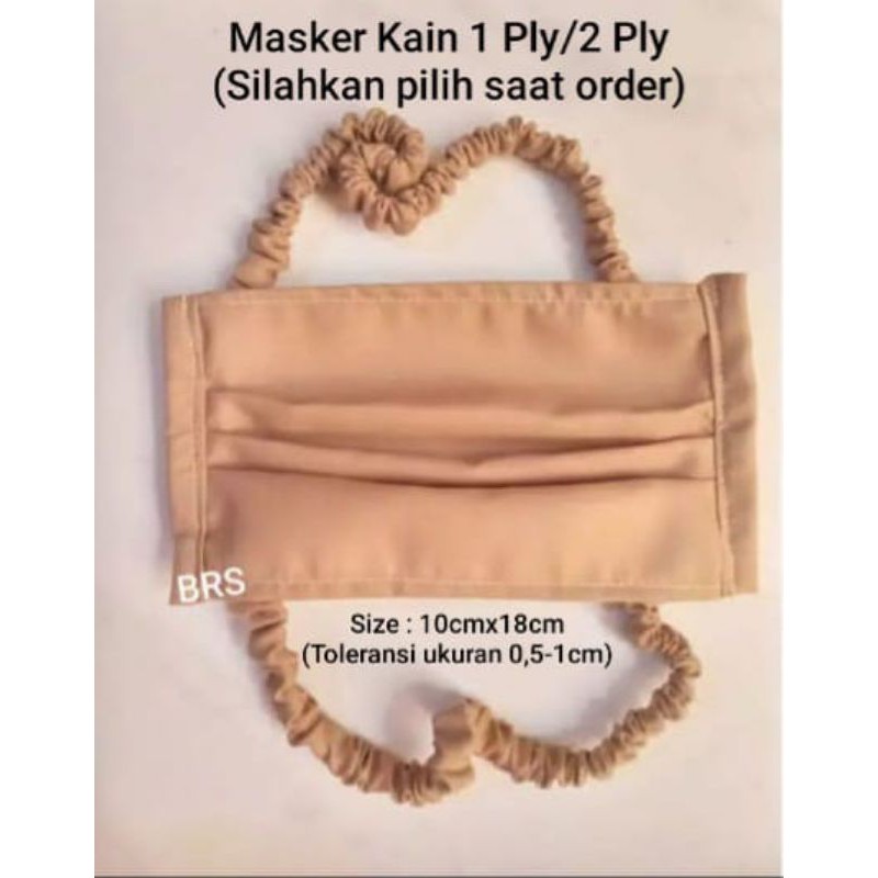 Masker Hijab Karet Kerut Serut Tali Atas Bawah Shopee Indonesia