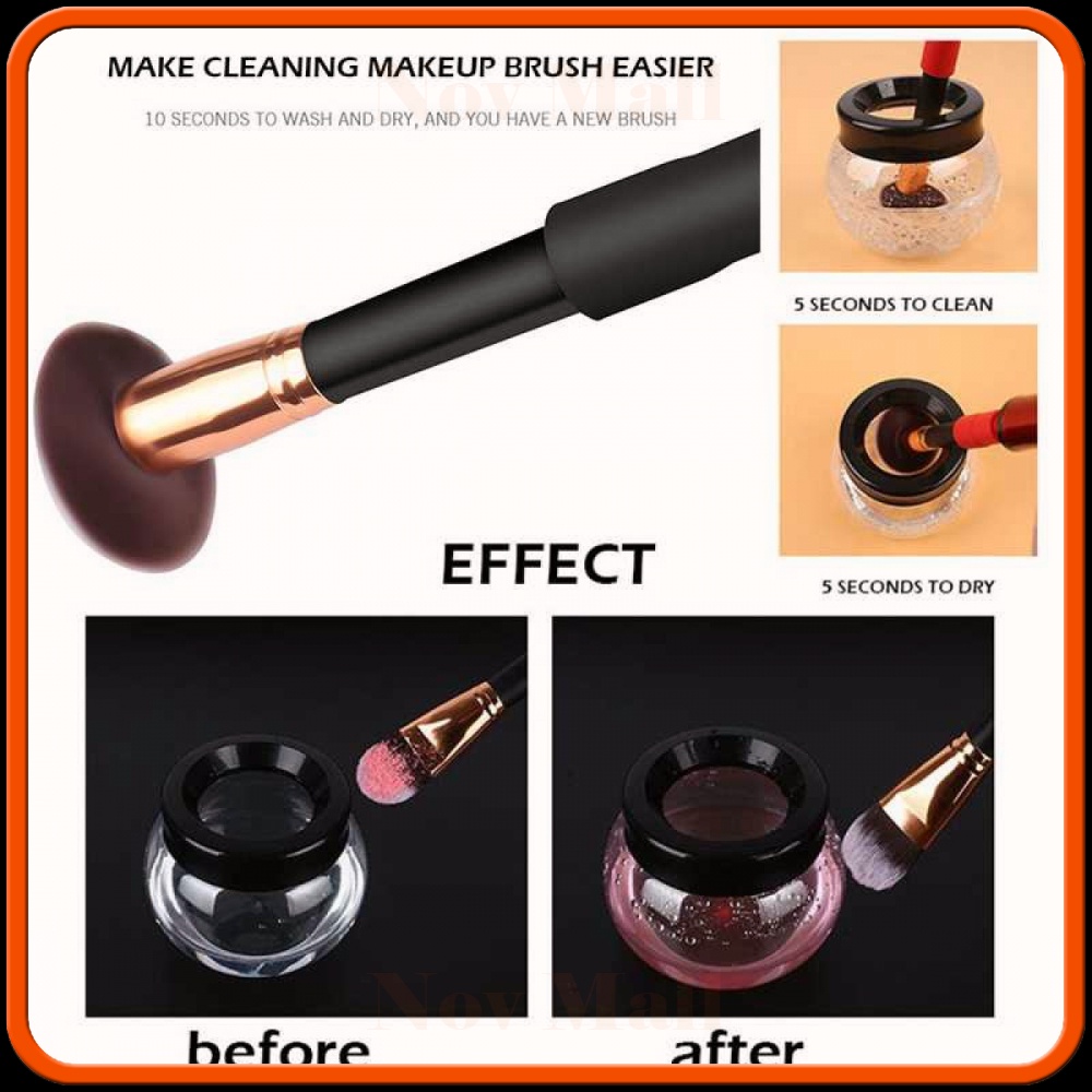 Pembersih Kuas Makeup Elektrik Brush Cleaner Dryer Tool MU139