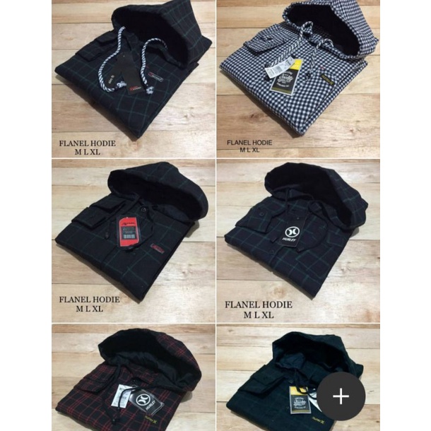 Ready kameja flanel hoodie kekinian/kameja pria dewasa/kameja flanel hoodie/kameja flanel hoodie ter