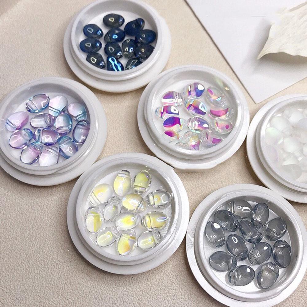 AUGUSTINA Agustina Aurora Batu Kristal Glitter Symphony Tidak Teratur Permata DIY Nail Art Ornamen