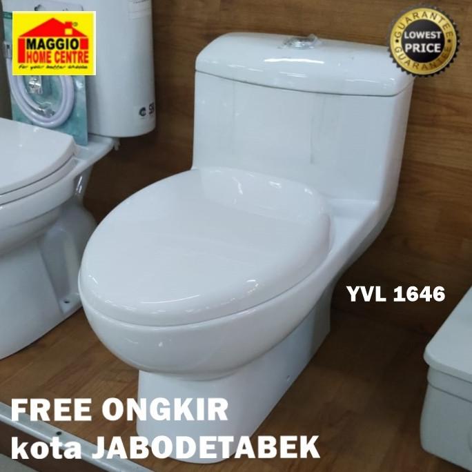 Kloset Duduk Monoblock - Kloset Duduk - Kloset Toilet - V 1646 - Volk