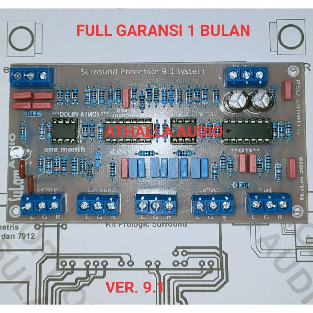 KIT PROLOGIC SURROUND PROCESSOR 9.1 GARANSI 1 BULAN