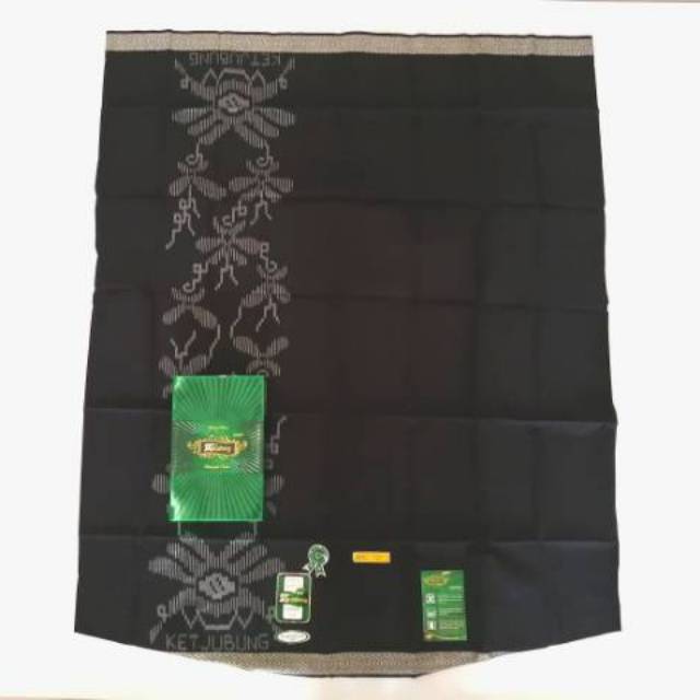 Sarung Ketjubung Green Hitam Polos Dan Putih Polos