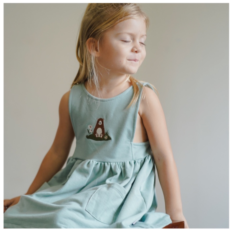 Mooi Clay Overall Dress Anak Perempuan 1-5 Year P10 CBKS