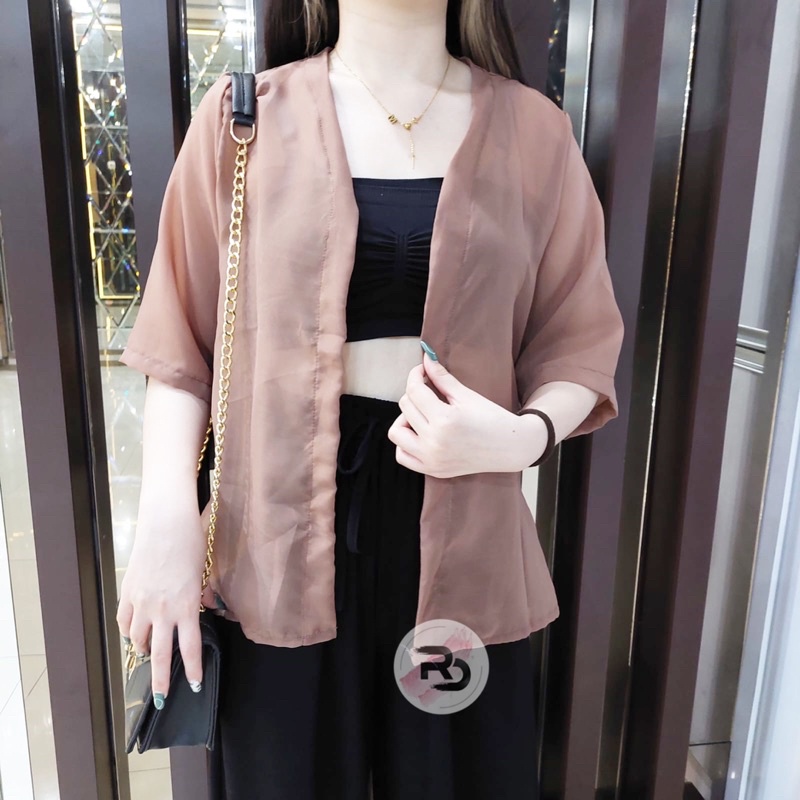 BEFAST - ZRD OOTD Wanita Cardiga FARA / LUCIA OUTER BAHAN SIFON / Pakaian Kardigan kasual / Cardigan Casual Wanita / Outer Kekiniaan Remaja / Cardigan Polos Keluaran Terbaru 2022 / Terlaris / OOTD Ala Style Korean