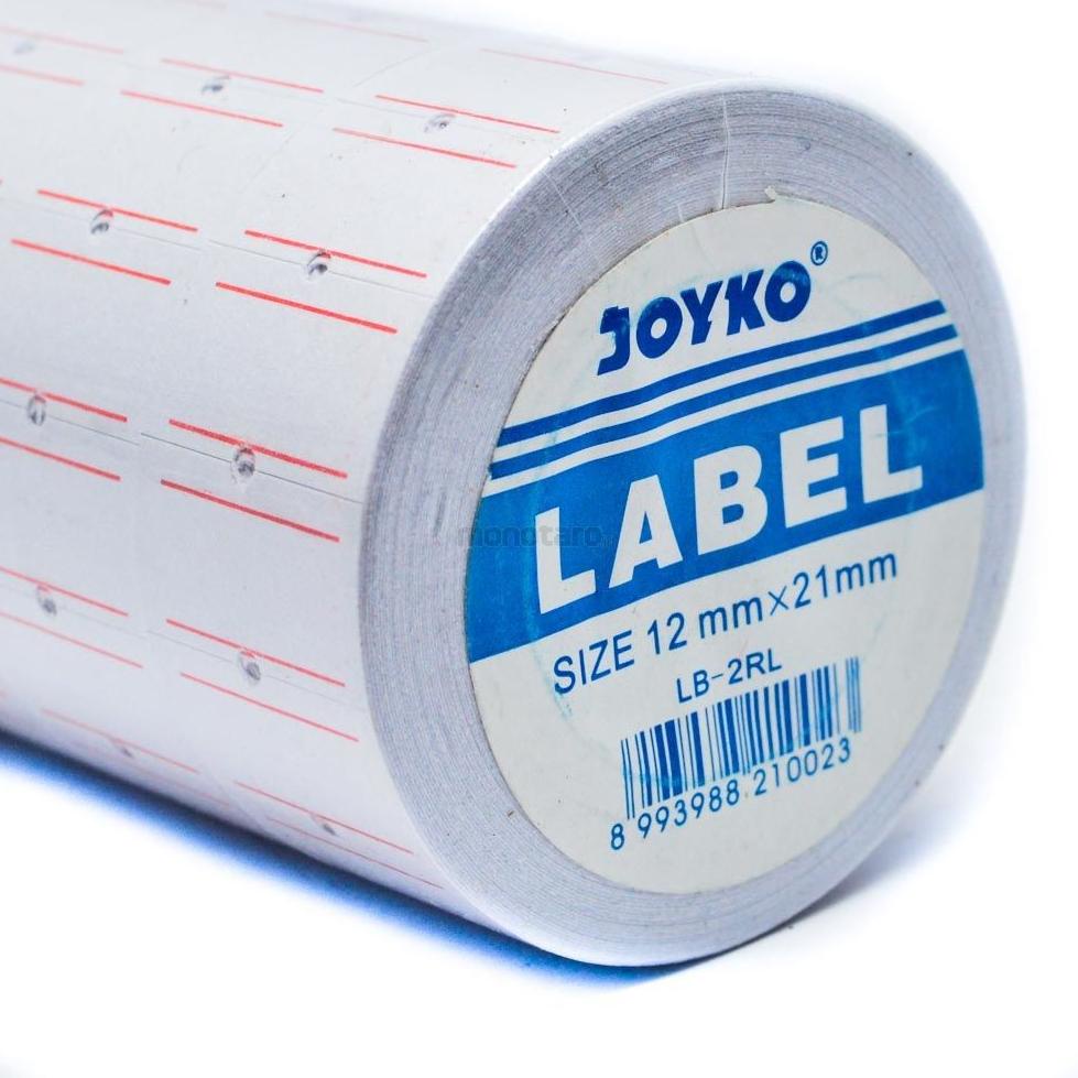 

[DISCOUNT PPJ63] COD JOYKO Lebel gun/tembak Kertas stiker Isi ulang/refil Label Harga 8 Digits 1 Baris Terlaris