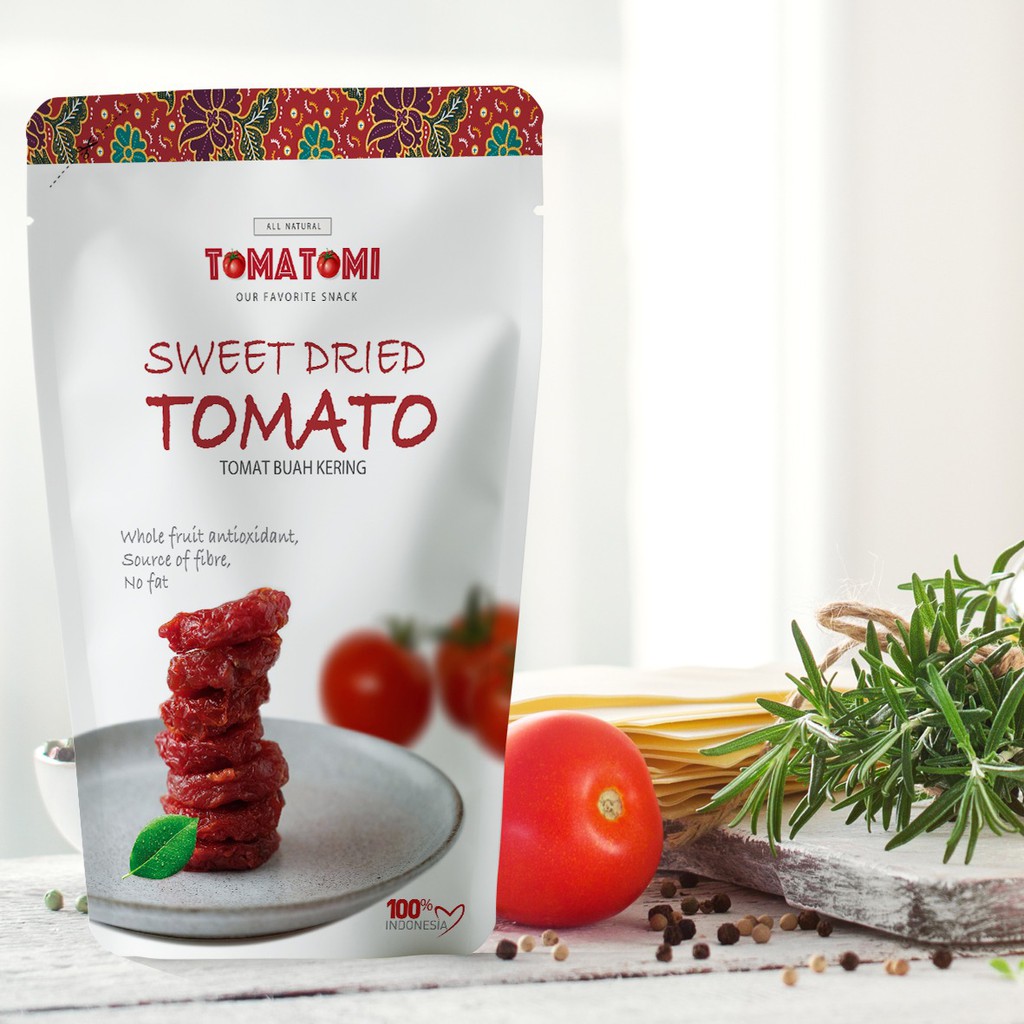 

Cemilan Buah Kering Tomatomi / 100 gr