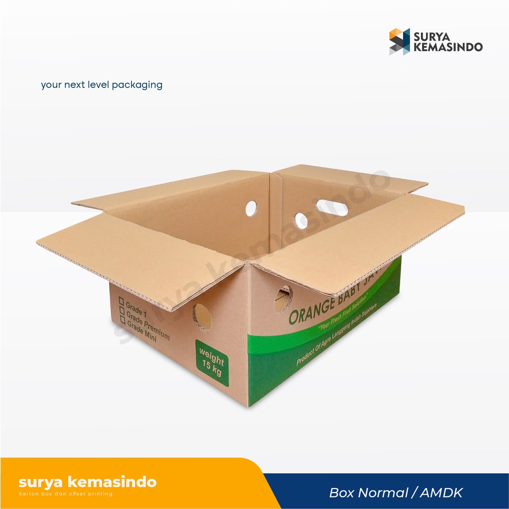 

Box Jeruk 15 Kg 45x34x22 cm Jerukbaby/boxbuah/kardusbuah/kardusjeruk/buah